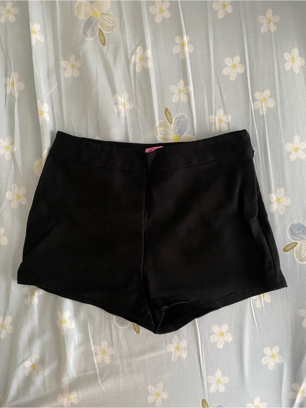 Edikted Black High-Rise Bike Shorts